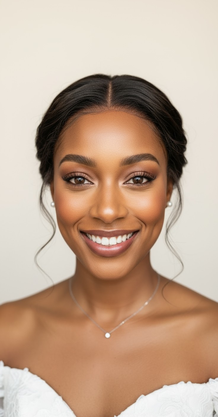 After Wig Wedding Hairstyle